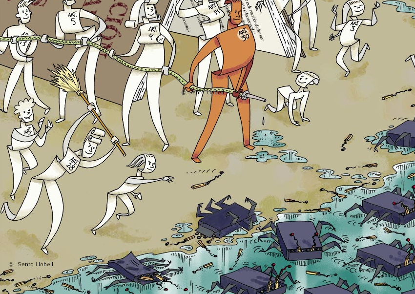 Imagen del evento:Ilustración Declaración de Derechos Humanos